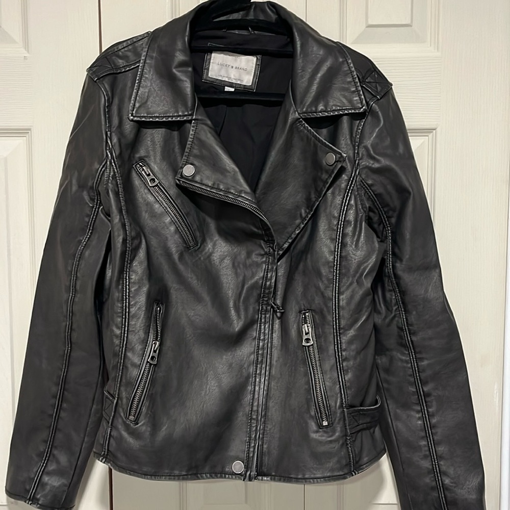 Lucky brand - Faux leather jacket size L